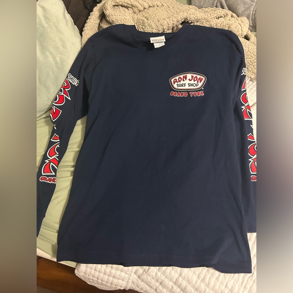 Brand New Navy Blue Long Sleeve Ron Jon